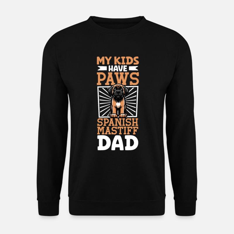 Mastín Español Papa - Unisex Pullover - Schwarz