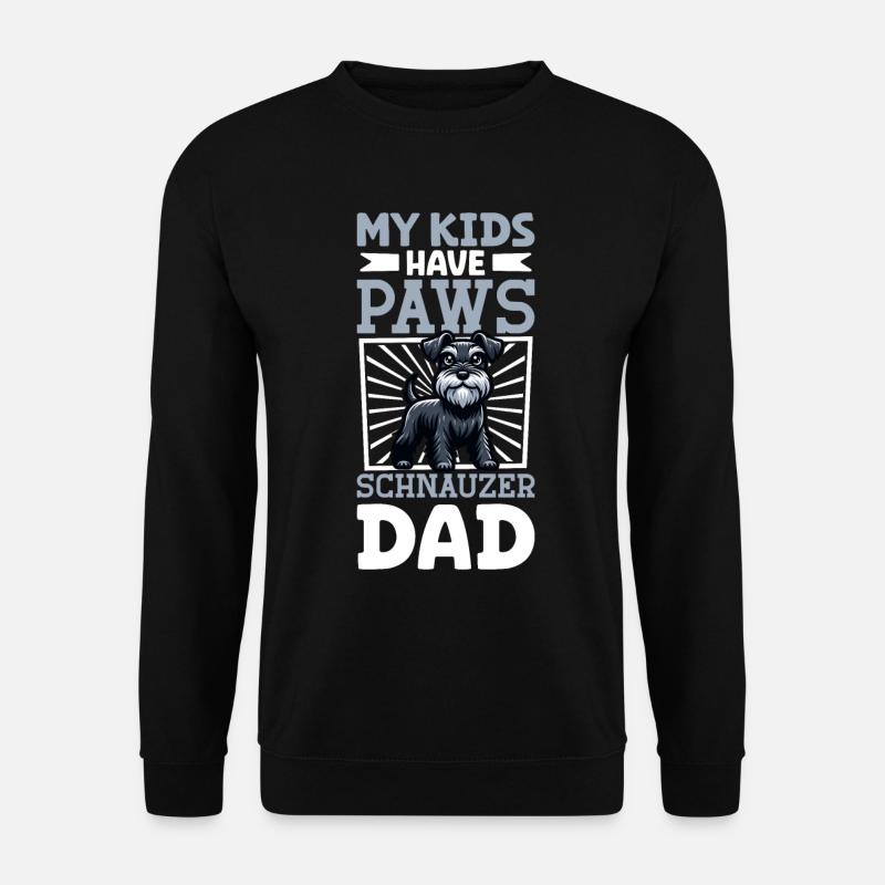 Papa Schnauzer - Sweat-shirt Unisexe - noir
