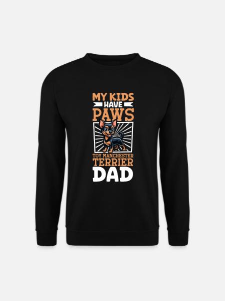 Manchester Terrier Dad - Unisex Sweatshirt - black
