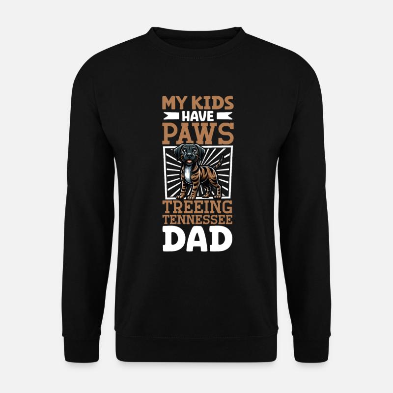 Treeing Tennessee Brindle Dad - Unisex Sweatshirt - black
