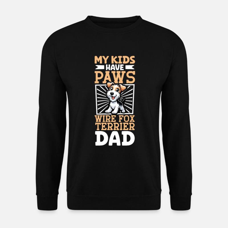 Wirehaired Fox Terrier Dad - Unisex Sweatshirt - black