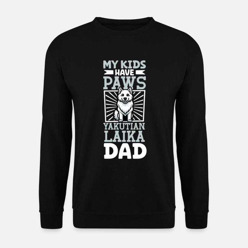 Yakutskaya Laika Dad - Unisex Sweatshirt - black