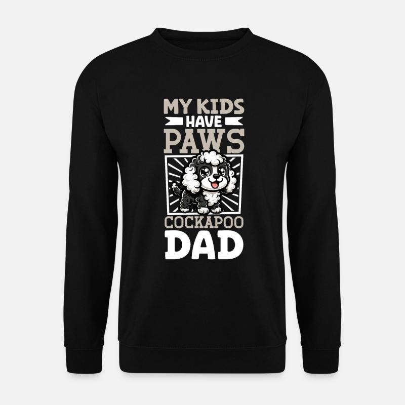 Papa Cockapoo - Sweat-shirt Unisexe - noir