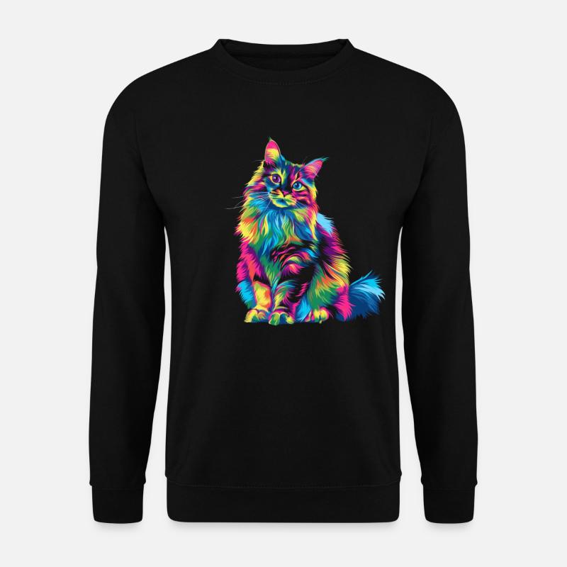 Ragdoll Cat Popart - Unisex Sweatshirt - black