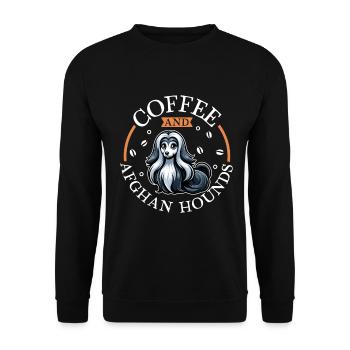 Coffee and coffee - Unisex Sweatshirt - black - Front - Alina (178cm) & Michal (187cm)