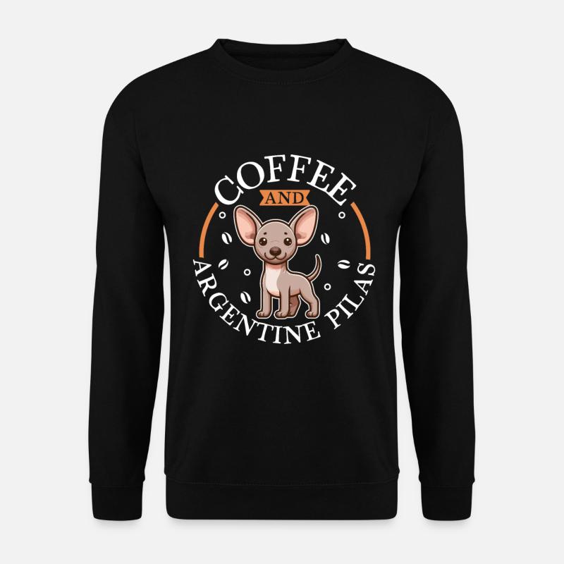 Café et Pila argentin - Sweat-shirt Unisexe - noir