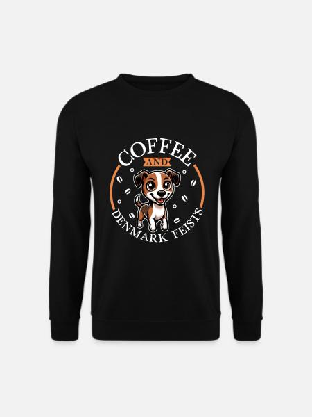 Kaffee und Denmark Feist - Unisex Pullover - Schwarz
