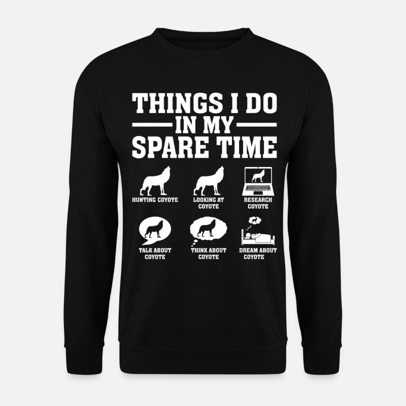 Coyote Hunter Yote - Unisex Sweatshirt - black