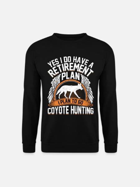 Coyote Hunter Yote - Unisex Sweatshirt - black