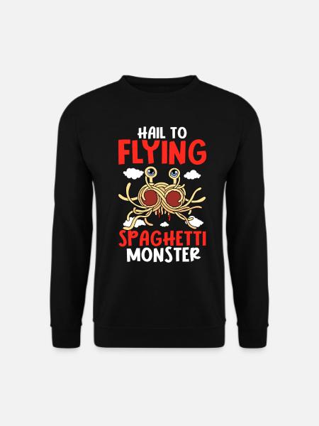 Flying Spaghetti Monster FSM - Unisex Sweatshirt - black