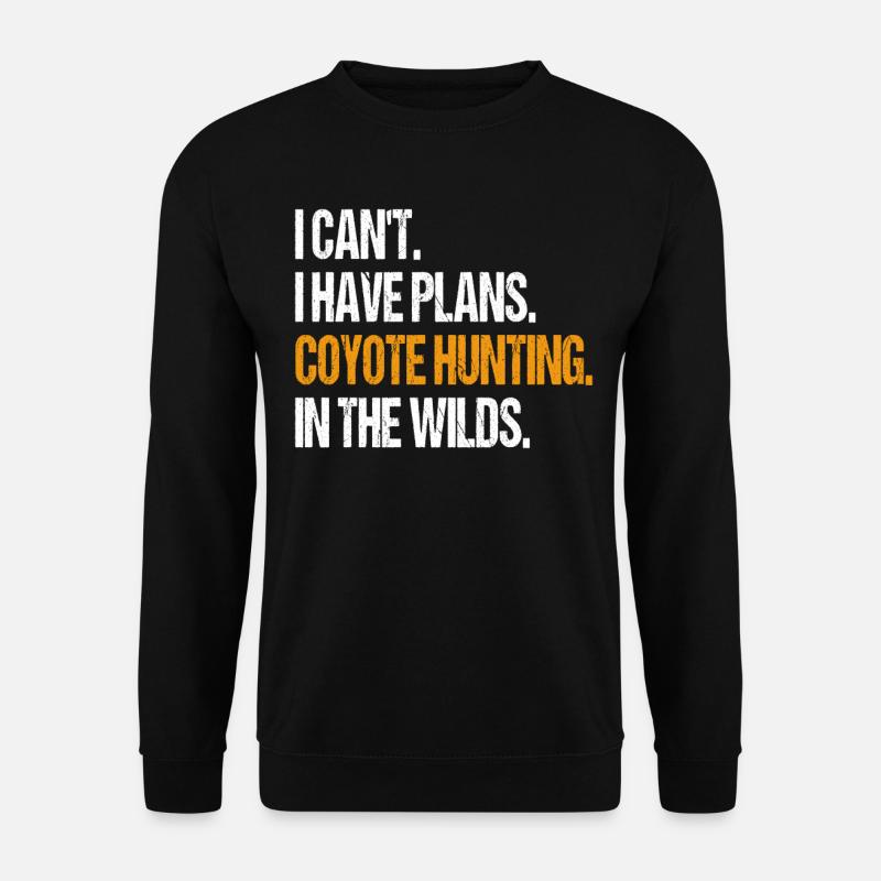 Coyote Hunter Yote - Unisex Sweatshirt - black