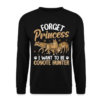 Coyote Hunting Yote - Unisex Sweatshirt - black - Front - Alina (178cm) & Michal (187cm)