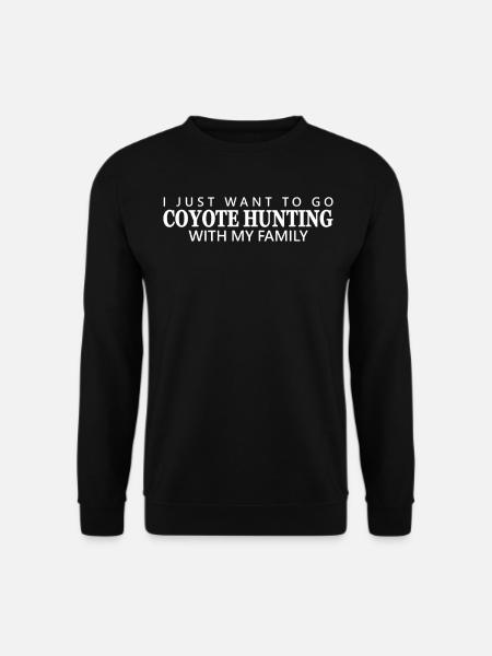Coyote Hunter Yote - Unisex Sweatshirt - black
