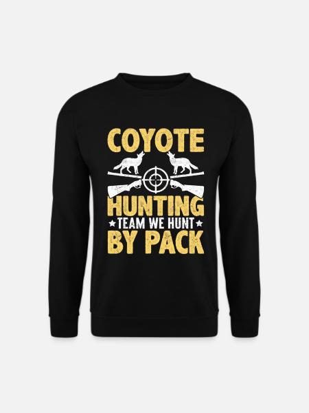 Coyote Hunter Yote - Unisex Sweatshirt - black