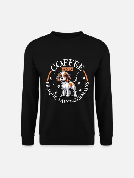 Coffee and Braque Saint-Germain - Unisex Sweatshirt - black