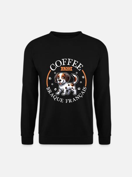 Coffee and Braque Français - Unisex Sweatshirt - black