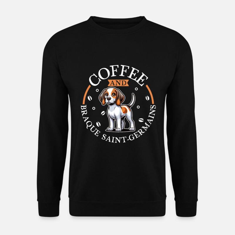 Coffee and Braque Saint-Germain - Unisex Sweatshirt - black