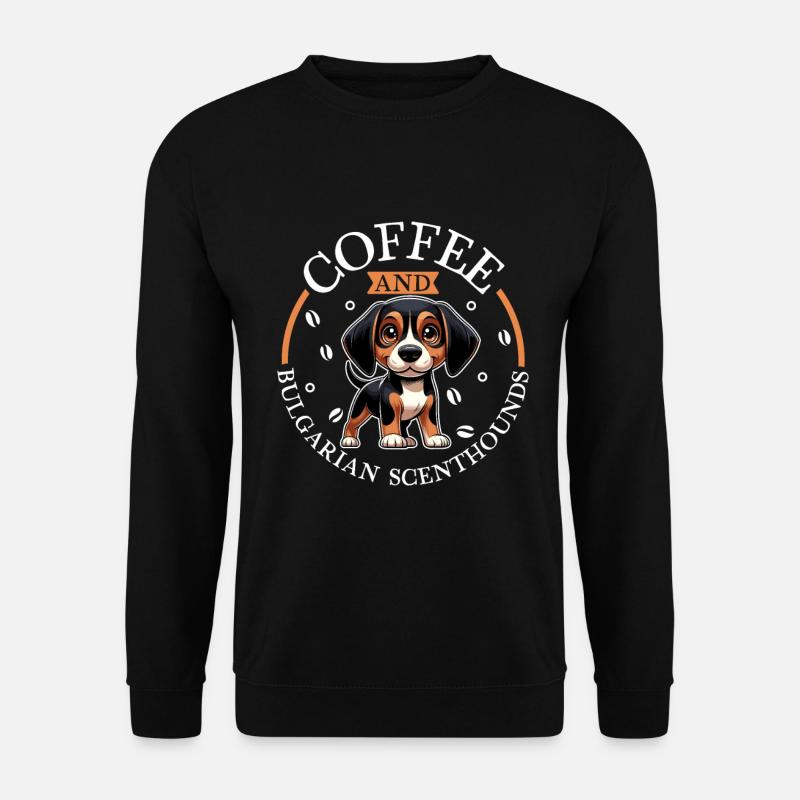 Coffee and Bulgarian Scenthound - Unisex Sweatshirt - black
