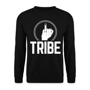 Tribe Brautparty Bachelorette - Unisex Pullover - Schwarz - Vorne - Alina (178cm) & Michal (187cm)