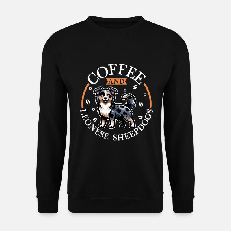 Kaffee und Carea Leonés - Unisex Pullover - Schwarz