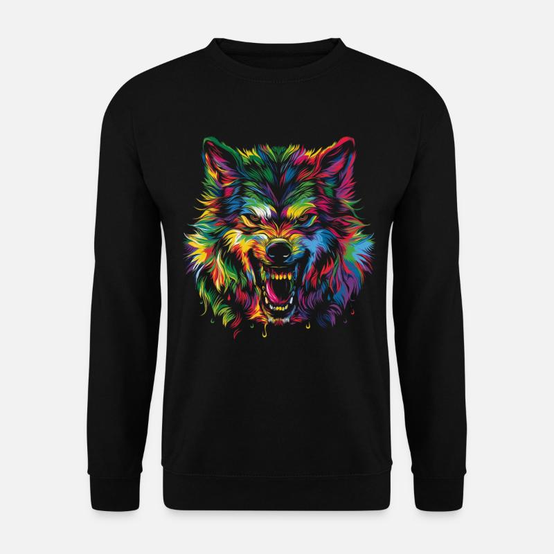 Werewolf Wolf Popart - Unisex Sweatshirt - black