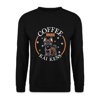 Coffee and Kai Ken - Unisex Sweatshirt - black - Front - Alina (178cm) & Michal (187cm)