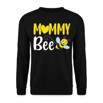 Imker Imkerei Mama Bienenmama - Unisex Pullover - Schwarz - Vorne - Alina (178cm) & Michal (187cm)