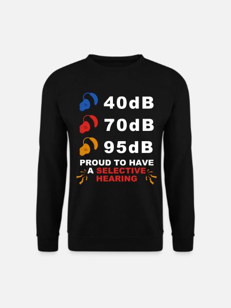 Gehörlosenstolz ASL - Unisex Pullover - Schwarz