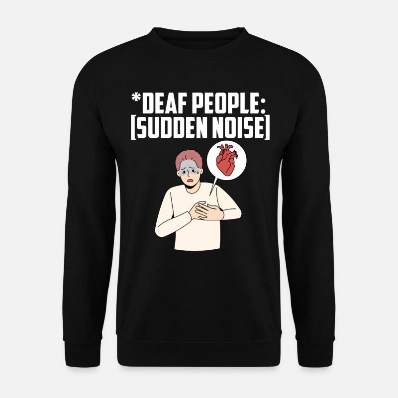 Deaf Pride ASL - Unisex Sweatshirt - black