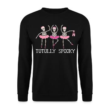 Ballet Halloween Spooky Tutu Tutully Spooky - Sweat-shirt Unisexe - noir - Devant - Alina (178cm) & Michal (187cm)