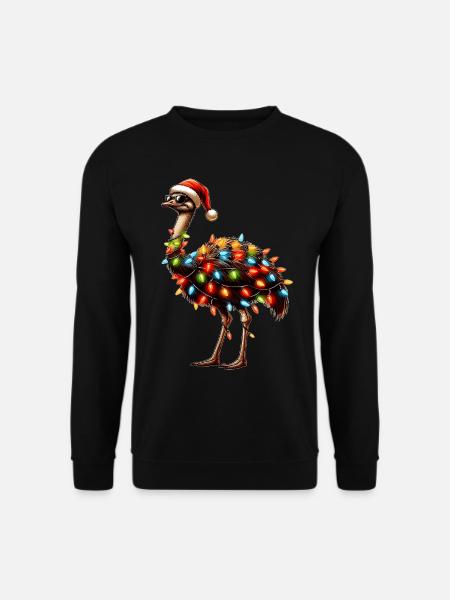 Polka Dot Struds Solbriller Sød Jul - Unisex sweater - sort