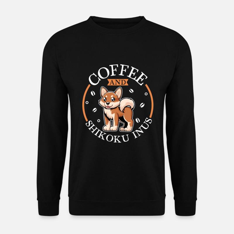 Coffee and Shikoku - Unisex Sweatshirt - black