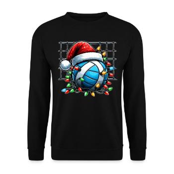 Jokgu Korean Sports Jok Gu Santa Hat Xm - Sweat-shirt Unisexe - noir - Devant - Alina (178cm) & Michal (187cm)