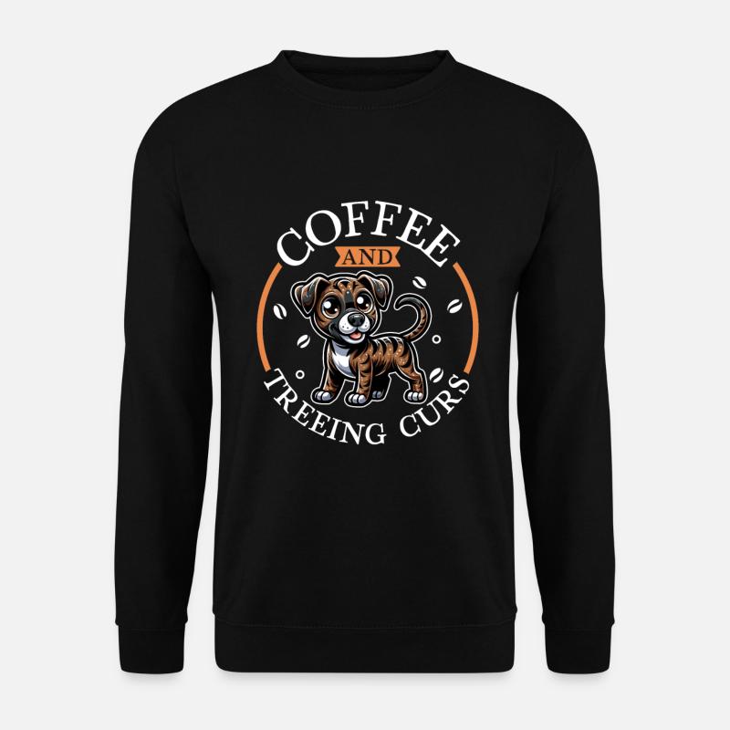 Café et Arbre Cur - Sweat-shirt Unisexe - noir