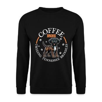 Café et arboriculture Tennessee Bringé - Sweat-shirt Unisexe - noir - Devant - Alina (178cm) & Michal (187cm)