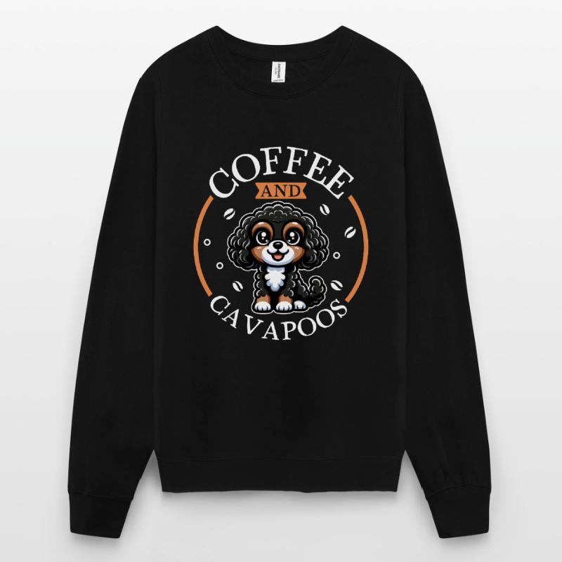 Café et Cavapoo Sweat-shirt Unisexe
