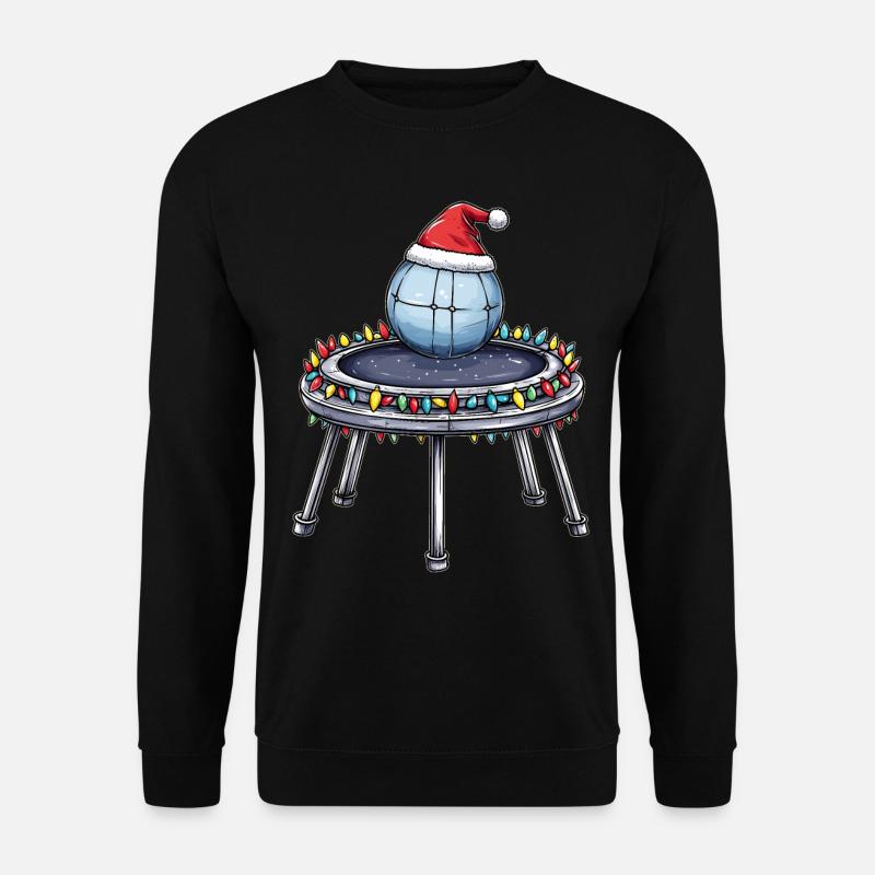 Bossaball Santa Hat Xmas - Unisex Sweatshirt - black