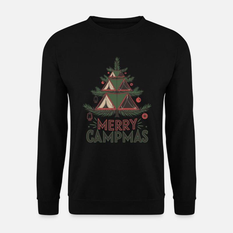 Fröhliche Campmas Camping Zelten Urlaub für eine - Unisex Pullover - Schwarz