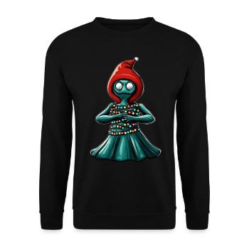 Cryptozoologie du cryptide monstre de Flatwoods - Sweat-shirt Unisexe - noir - Devant - Alina (178cm) & Michal (187cm)