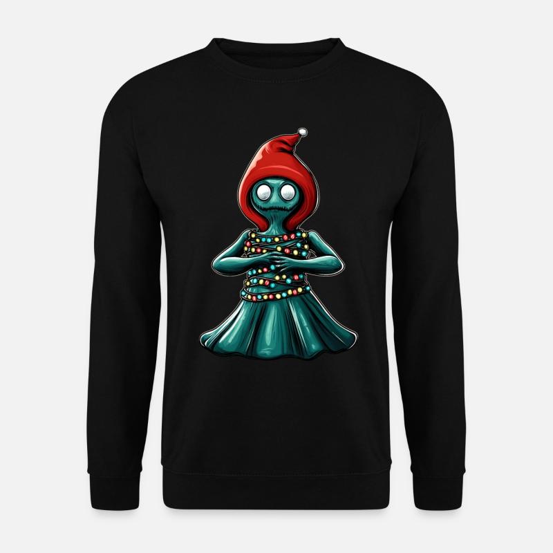Flatwoods Monster Cryptid Cryptozoology - Unisex Sweatshirt - black