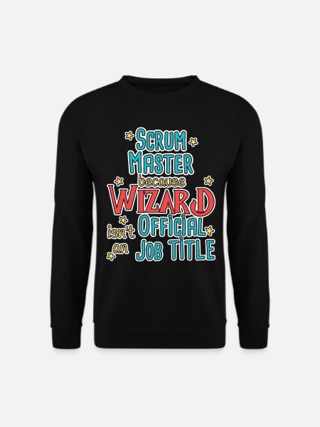Scrum Master Wizard - Unisex Sweatshirt - black