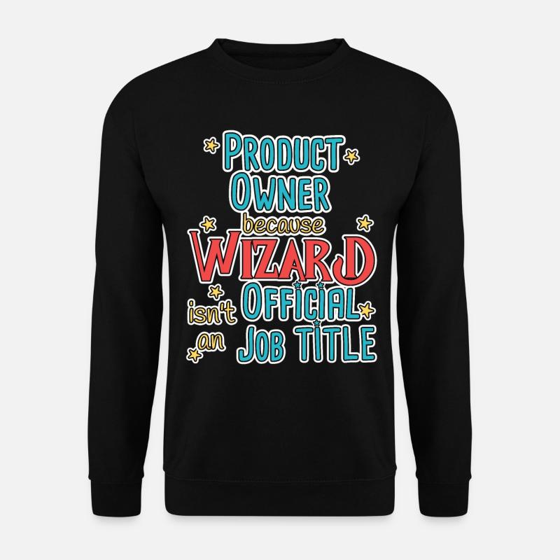 Product Owner Wizard - Unisex Pullover - Schwarz