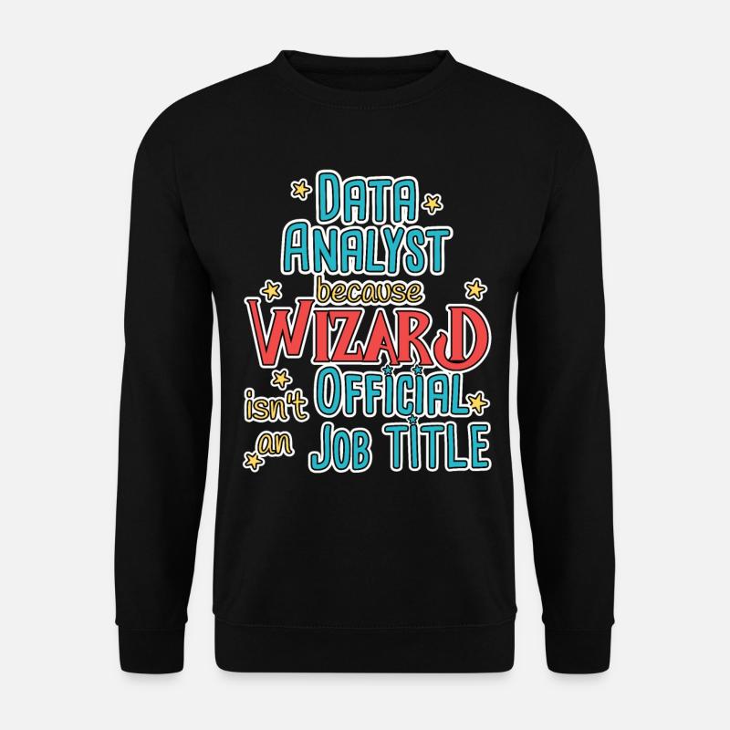 Data Analyst Wizard - Unisex Pullover - Schwarz