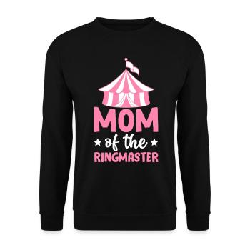 Mère du chef de cirque cirque fête carnaval - Sweat-shirt Unisexe - noir - Devant - Alina (178cm) & Michal (187cm)