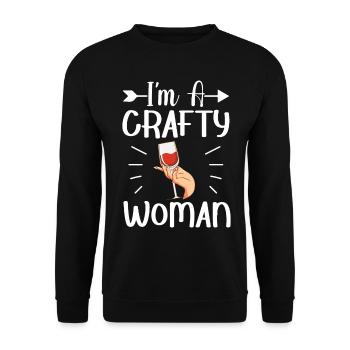 Funny Craft Beer Hops Home Brew I'm a - Unisex Sweatshirt - black - Front - Alina (178cm) & Michal (187cm)