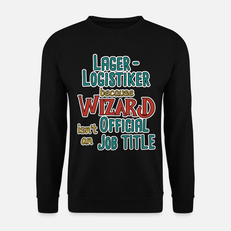 Warehouse Logistician Wizard - Unisex Sweatshirt - black