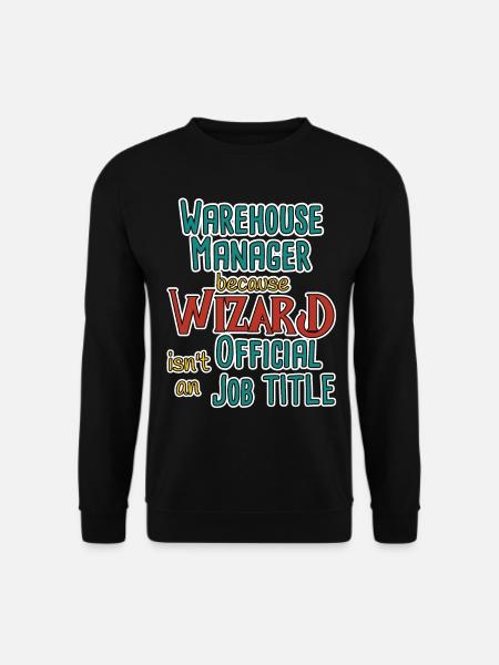 Warehouse Manager Wizard - Unisex Sweatshirt - black