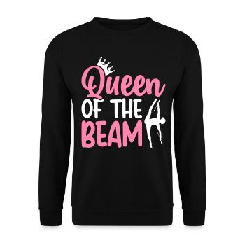 Turner Gymnastik Akrobat Königin Königin des - Unisex Pullover - Schwarz - Vorne - Alina (178cm) & Michal (187cm)