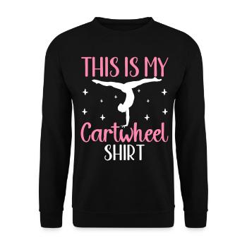 Gymnastics Lover Gymnastics Girl C’est - Sweat-shirt Unisexe - noir - Devant - Alina (178cm) & Michal (187cm)
