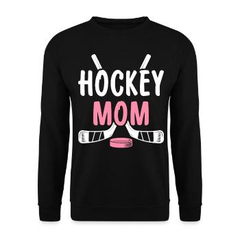 Hockey Maman Joueuse Maman - Sweat-shirt Unisexe - noir - Devant - Alina (178cm) & Michal (187cm)